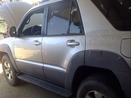 2003 TOYOTA 4RUNNER, SILVER, SR5, 4.0L, AT, 4WD,  Z25111